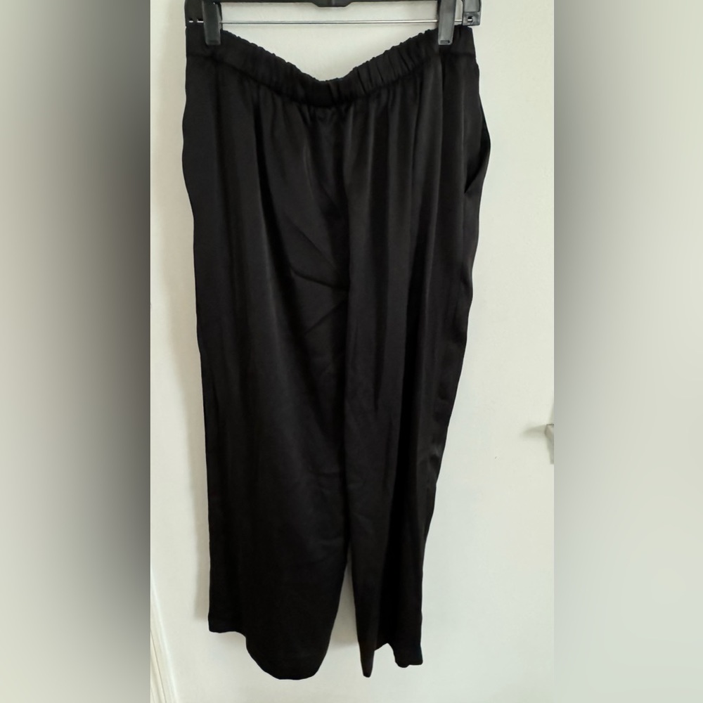 Express wide leg satin pants